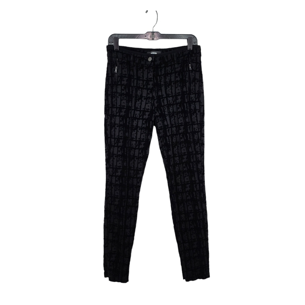 Cambio Women's Velvet Grid Print Slim Fit Pants - 8